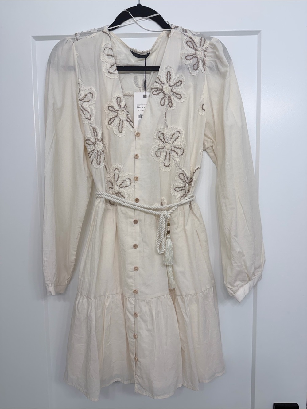 Zara Cream Floral Dress